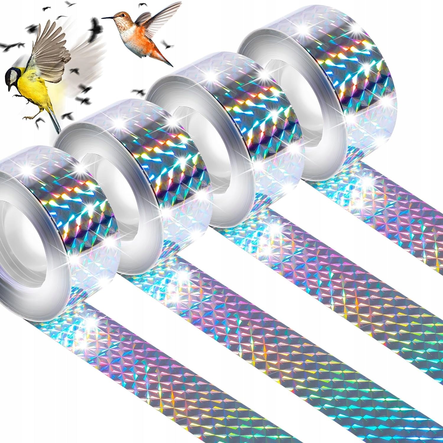 2,5 BIRD REPELLENT TAPE REPELLING BIRDS FOR PIGEON RAVENS Brand no brand