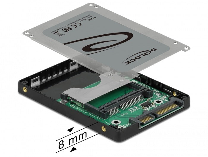 2.5? SATA card reader for CFast Delock 91750 memory cards