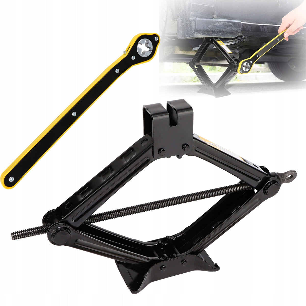 2,5 T CAR JACK TRAPEZOIDAL WHEEL WRENCH FROG TRAPEZOID