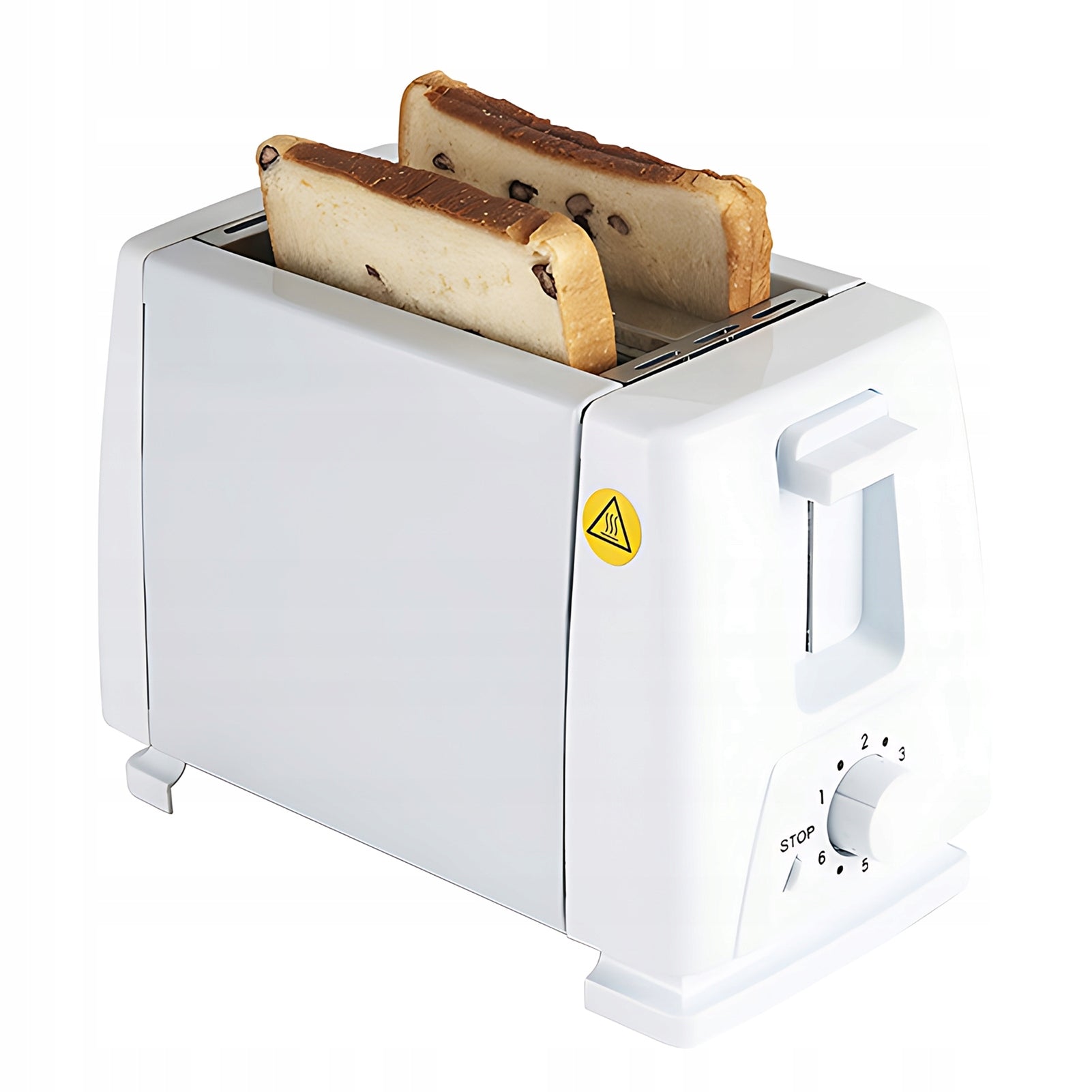 2 Cut Stainless Steel Toaster Abs Smart Toaster With 6 7H
