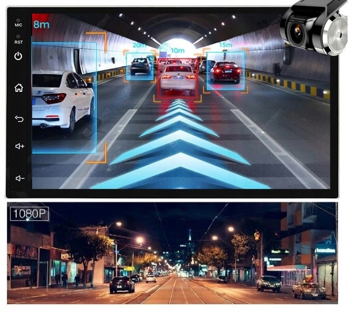 2 DIN GPS Car Stereo Android Auto CarPlay USB RDS MP3 MP4 WiFi Bluetooth 2/64GB Model A3194 380