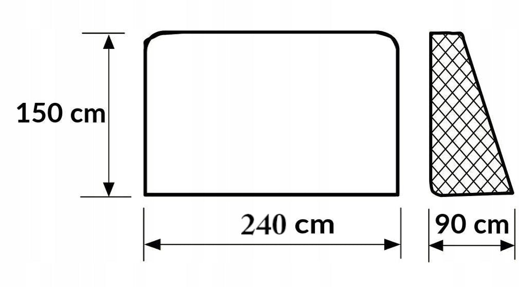 2 FOOTBALL GOALS 240x150cm METAL LARGE GOAL NET Football Set Manufacturer code TP-83154