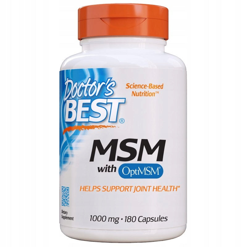 2 PCS - DOCTOR'S BEST MSM OptiMSM (180 caps.)