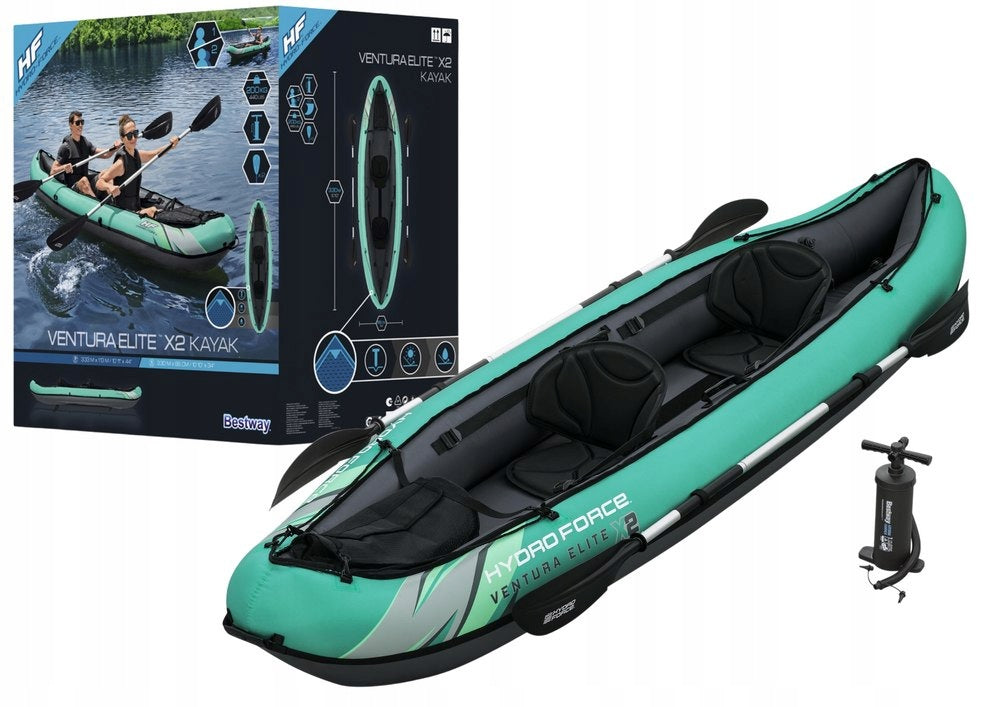 2 PCS Double Inflatable Kayak 330 x 86 cm Bestway 65052