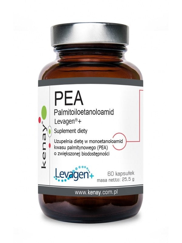 2 PCS - KENAY PEA Palmitoyl ethanolamide Levagen + 350 mg (60 caps.)
