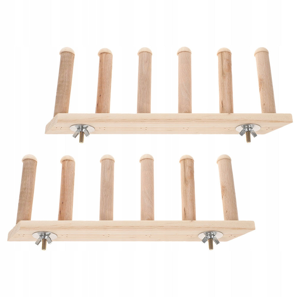 2 PCS SAFE WOODEN CAT SHELVES AND LADDERS FOR MOUNTING ON Product width 4.2 cm