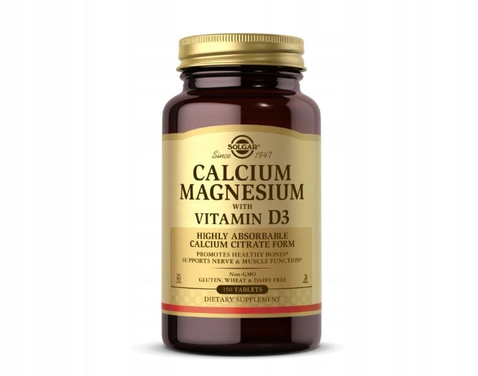 2 PCS - SOLGAR Calcium Magnesium with Vitamin D3 - (150 tabl.)