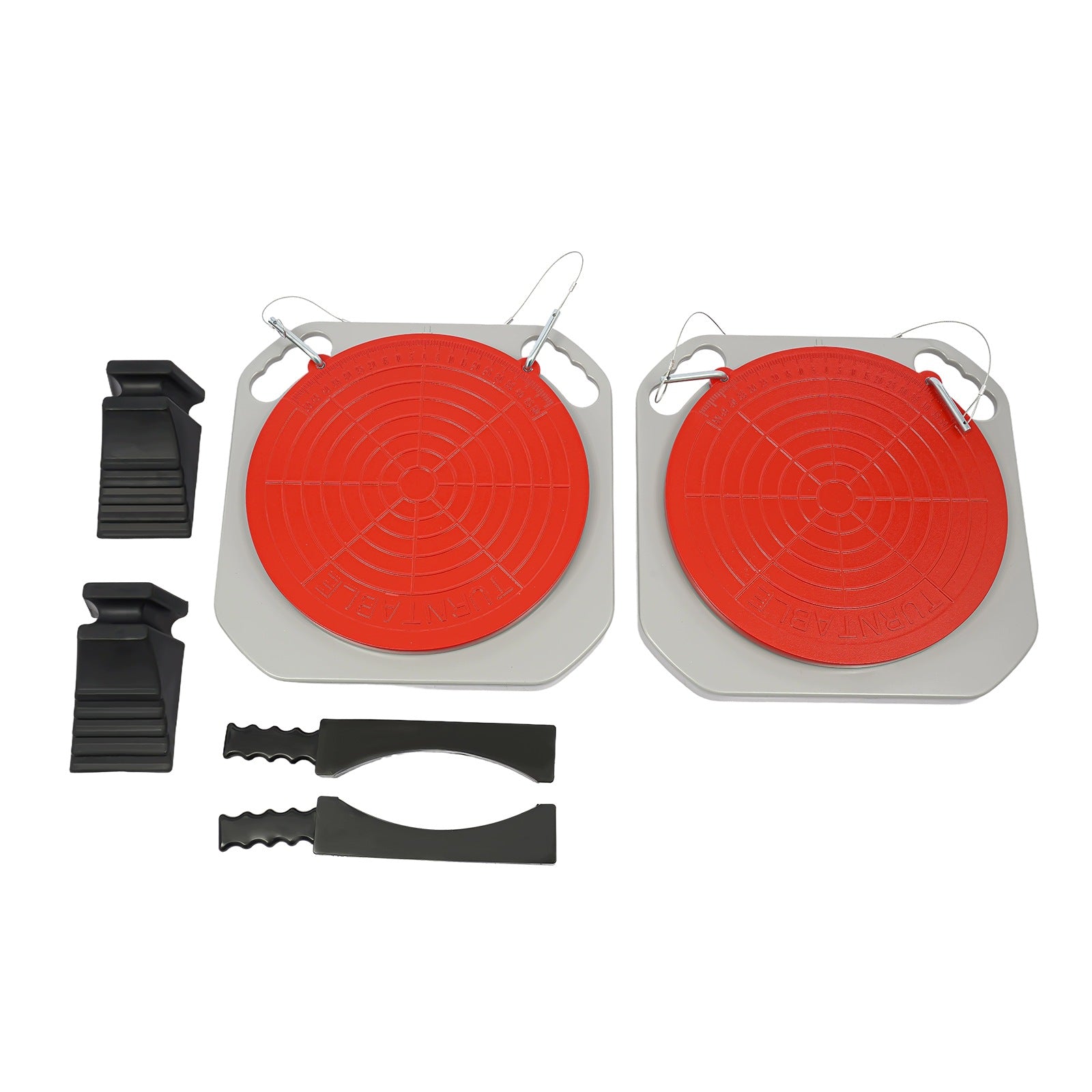 2 PCS Wheel Alignment Turn Plates 360° Rotating Wheel Alignment Tool