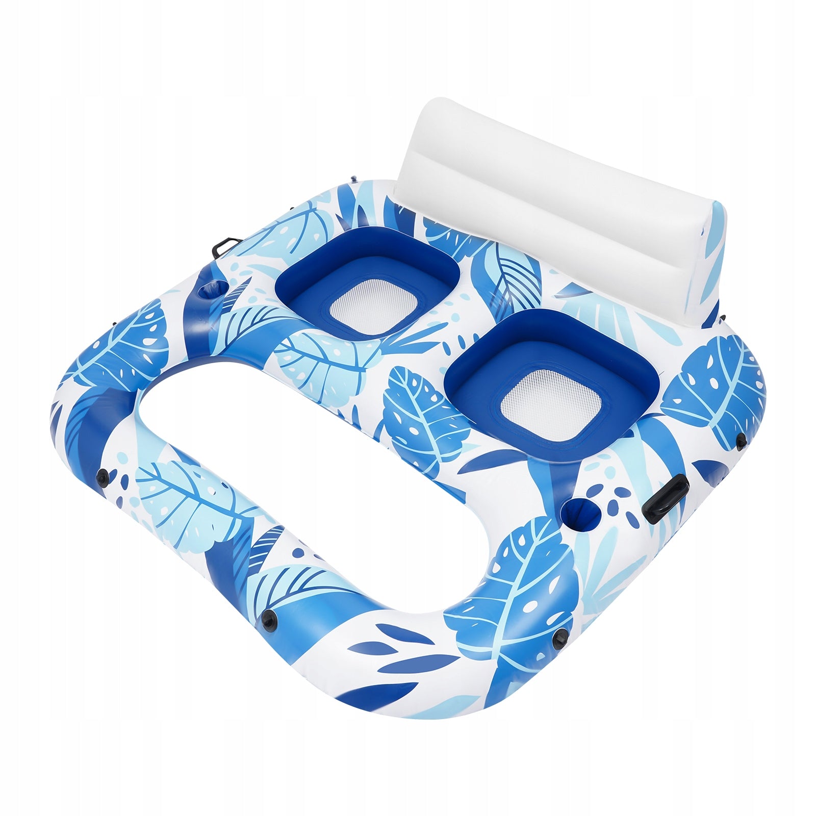 2 PERSON INFLATABLE POOL LOUNGER FLOAT INFLATABLE SWIMMING POOL FLOAT