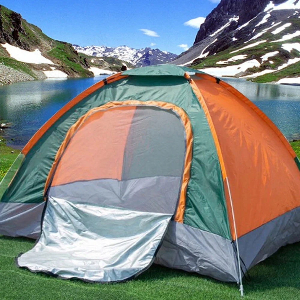 2-PERSON SELF-ASSEMBLY Camping TENT WATERPROOF LIGHTWEIGHT Model oityuiooqoq