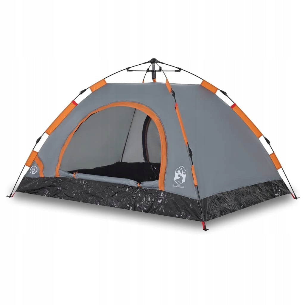 2-PERSON TENT. GRAY-ORANGE QUICK DEPLOYMENT Color other