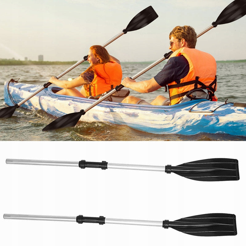 2 PIECE ADJUSTABLE 126CM ALUMINUM ALLOY PADDLE Kind diouble-bladed, straight