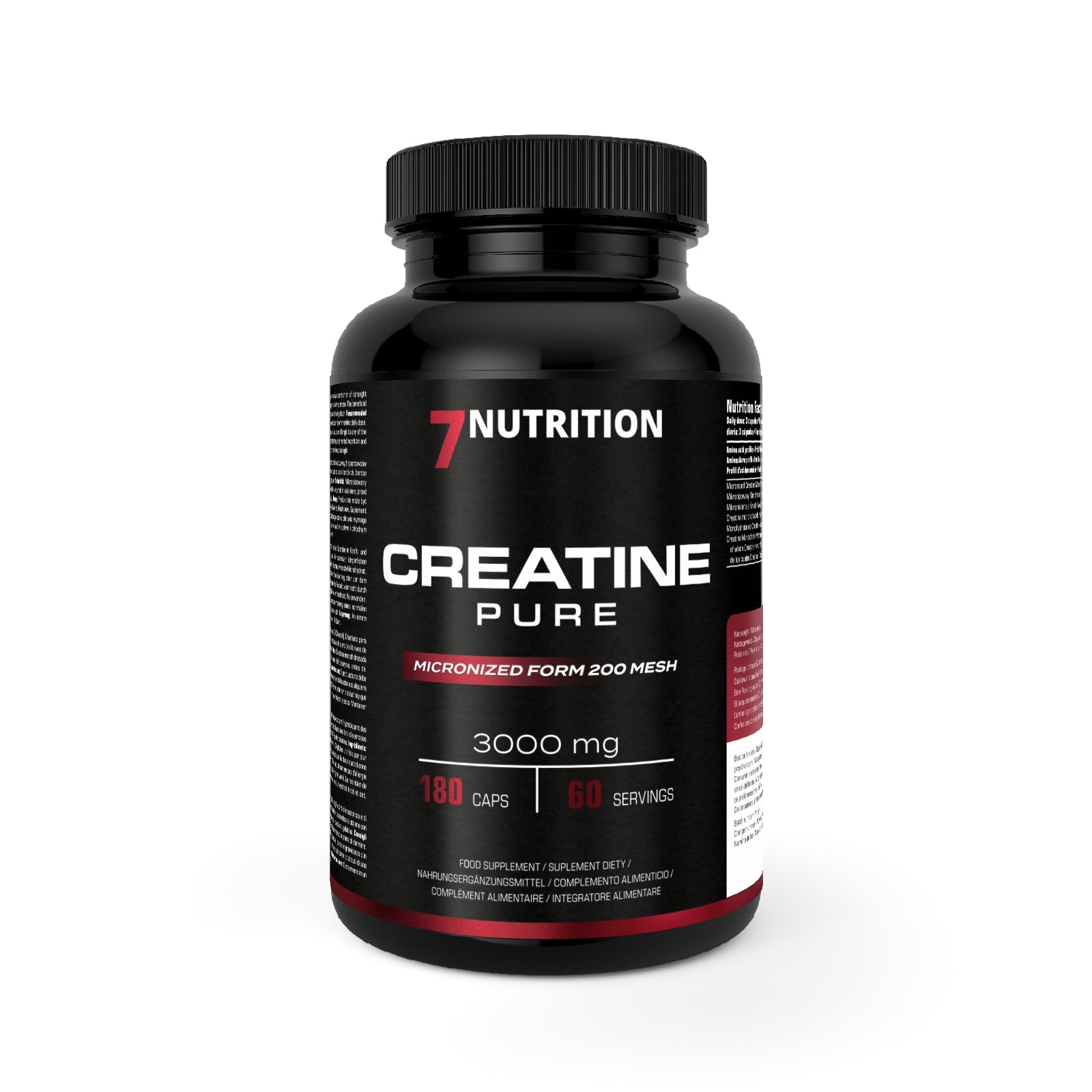2 PIECES - 7NUTRITION Creatine Pure Micronized Creatine Monohydrate 180ka