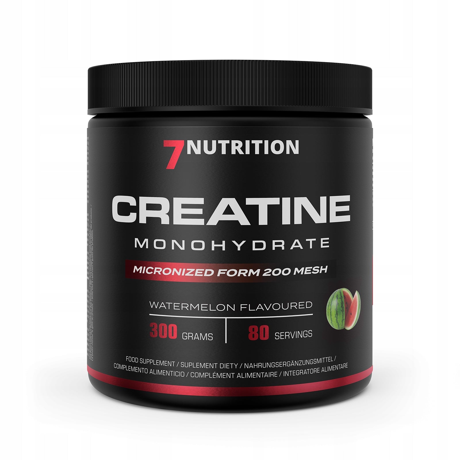 2 PIECES - 7NUTRITION Creatine Watermelon Monohydrate - watermelon flavor (300g)