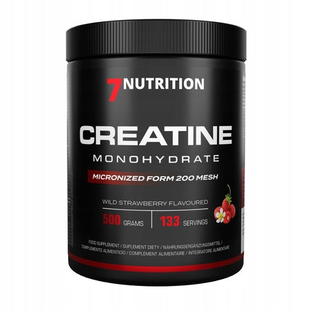 2 PIECES - 7NUTRITION Creatine Wild Strawberry Monohydrate (500g