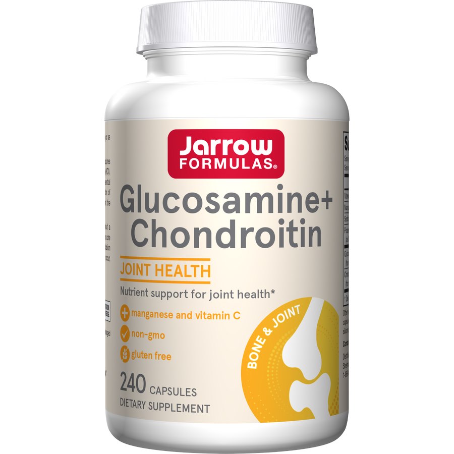 2 PIECES - JARROW FORMULAS Glucosamine + Chondroitin - Glucosamine (240caps)