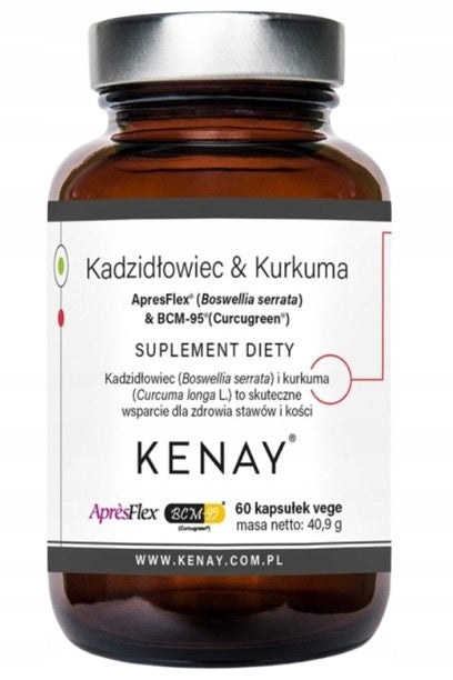 2 PIECES - KENAY Boswellia & Turmeric ApresFlex (CURCUGREEN) (60 caps.)