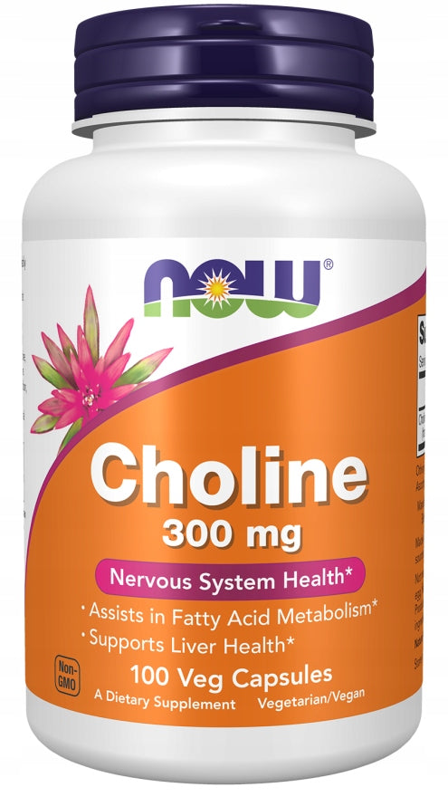 2 PIECES -NOW FOODS Choline 300 mg (100 caps.)