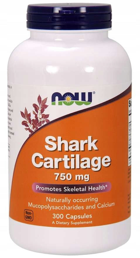 2 PIECES - NOW FOODS Shark Cartilage - Shark Cartilage (300 caps.)