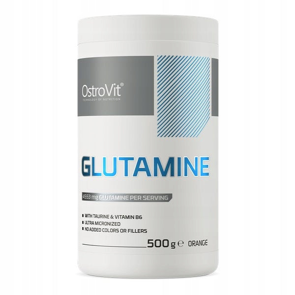 2 PIECES - OSTROVIT Glutamine - orange flavour (500 g)