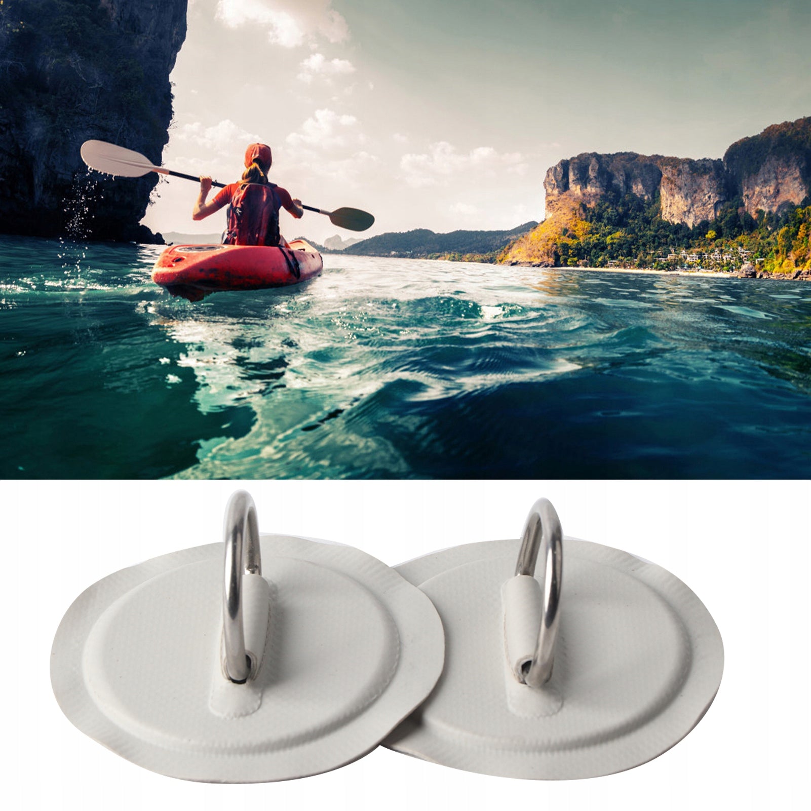 2 PONTOON KAYAK SUP D-RING PATCH Weight 1 kg