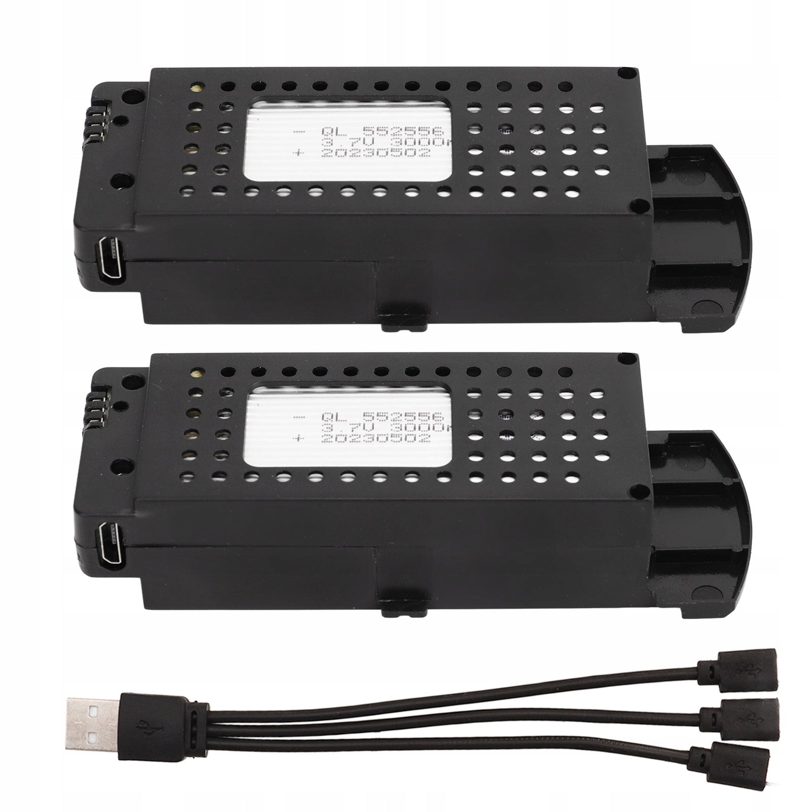 2 Pack Battery for Drone 3.7V 3000mAh S6 G6 Drone