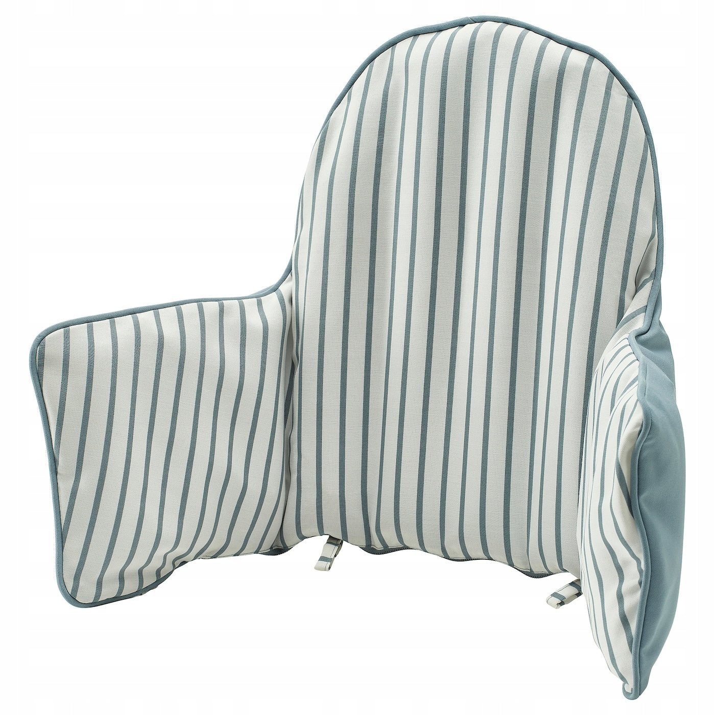 2 Pcs Feeding Chair Cushion Blue White Striped ANTILOP Color white blue