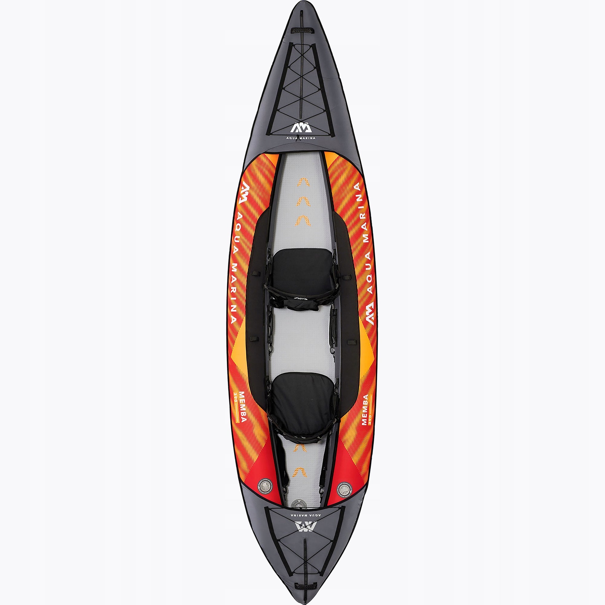 2-Person Pumped Kayak 12'10" Aqua Marina Touring Kayak orange OS Number of seats 2