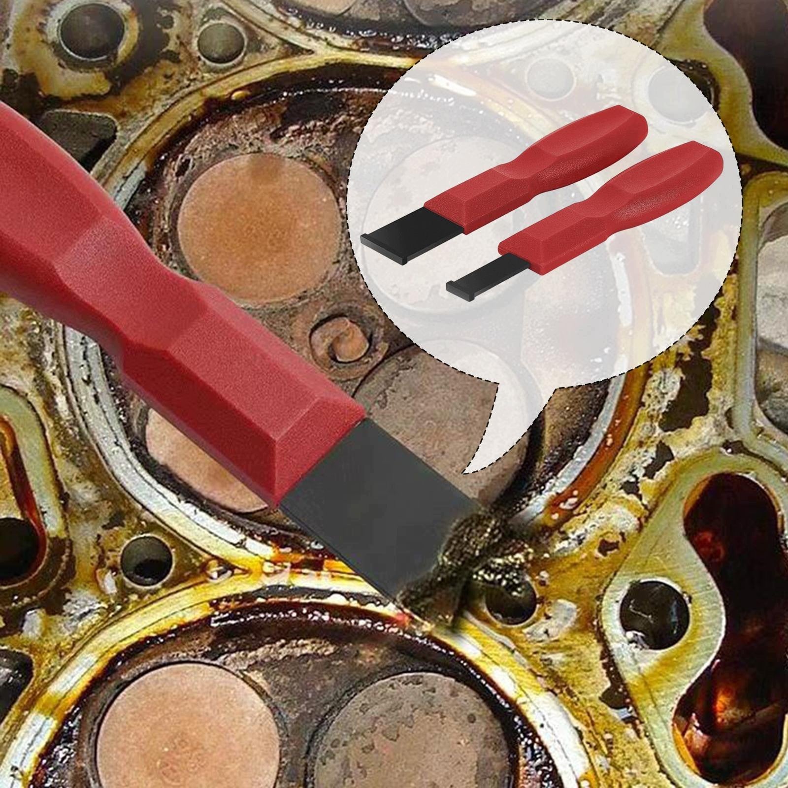 2 Pieces Automotive Gasket Cutter Metal Cleaning Tool Gasket Removal Hand