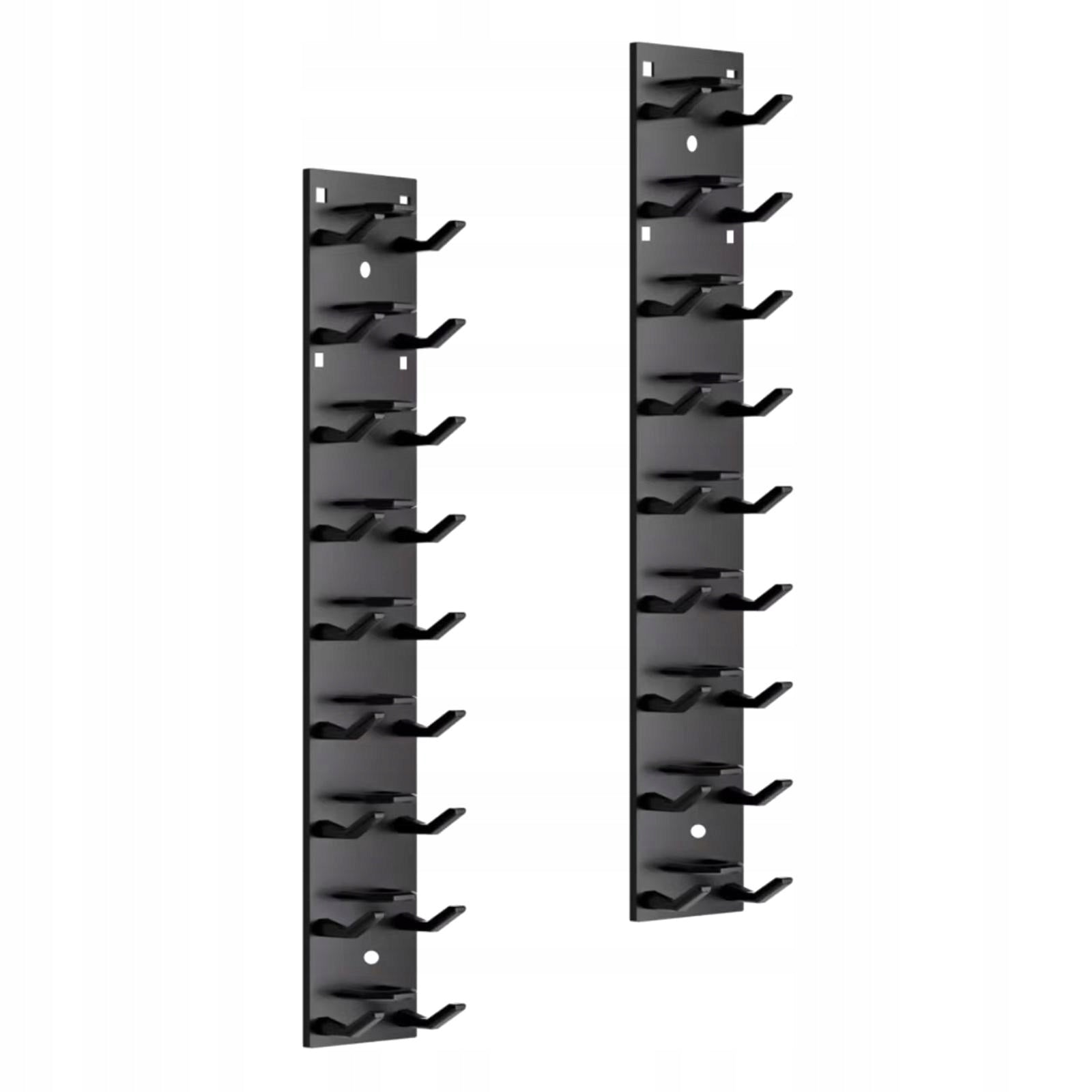 2 Pieces Hat Organizer for Baseball Caps Multipurpose Hat Racks Hat Black Brand no brand