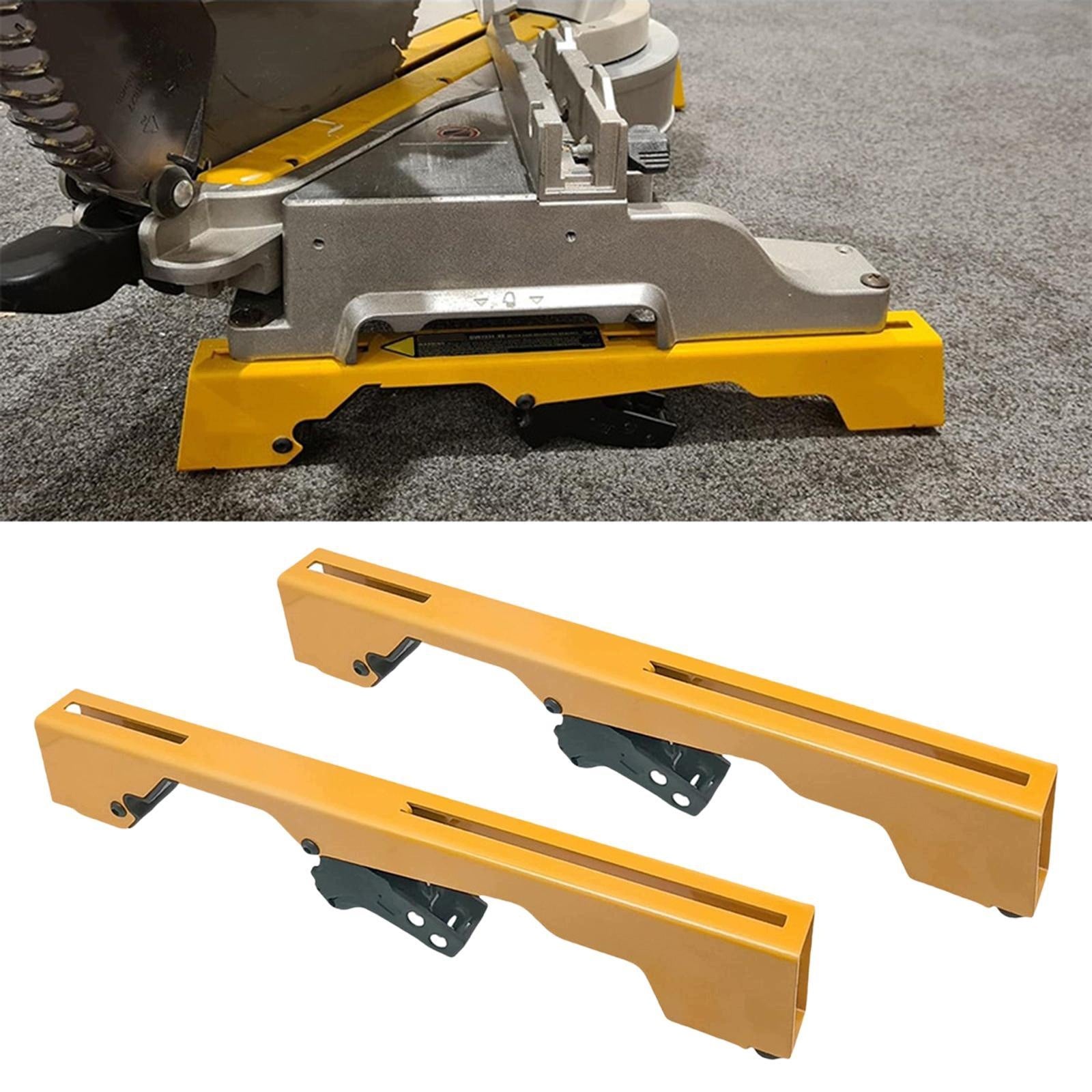 2 Pieces Miter Saw Mount Brackets Replacement Part Alloy Steel Construction