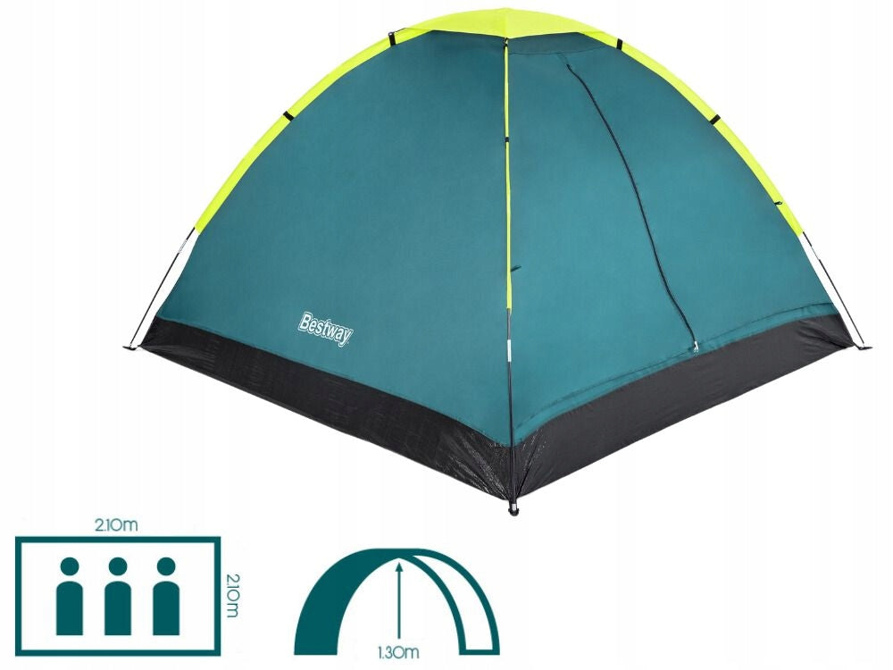 2 Seater Tourist Tent Cool Dome 3 Bestway 68085 Color multicolor