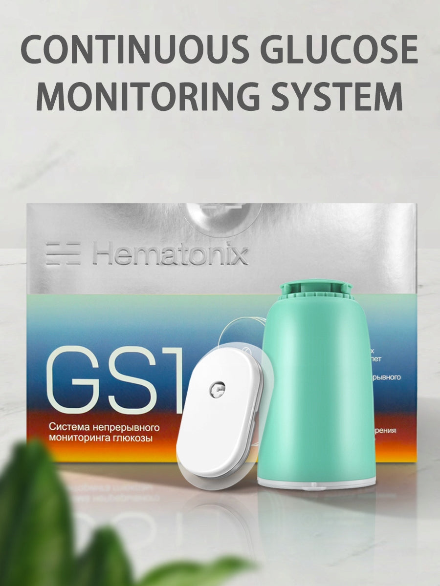 2 Sensor Continuous Glucose Monitoring System 32Day Sensor Bluetooth CGM
