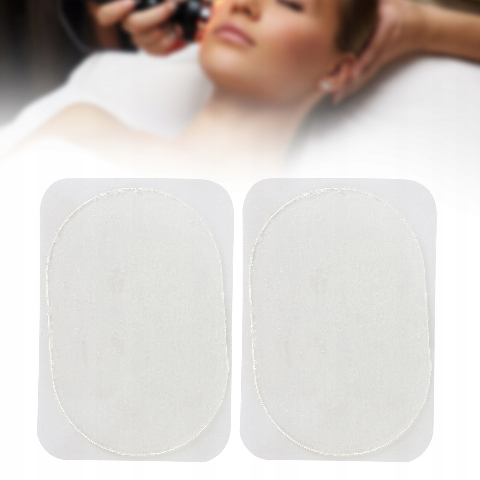 2 TRANSPARENT HYDROGEL GEL STICKERS TO SUPPORT ABSORPTION Size universal