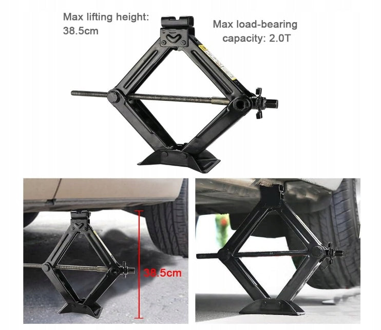 2 Ton Scissor Lift with Ratchet Handle Wrench for Levator Wheels Manufacturer code B0CJNNLMZB