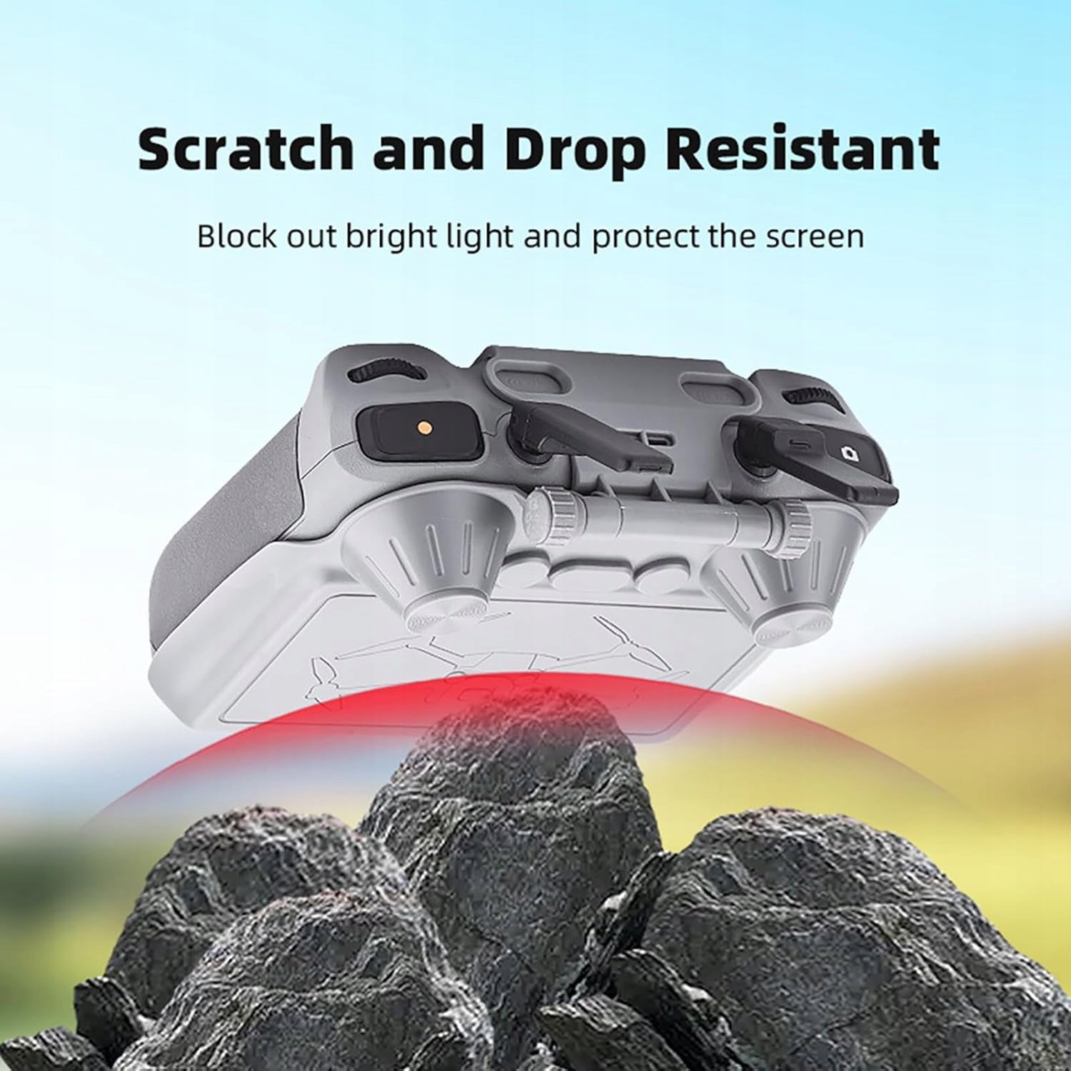 2 in 1 Drone Controller Protector Sun Hood Cover, for DJI RC 2 Mini 4 pro Packaging status original