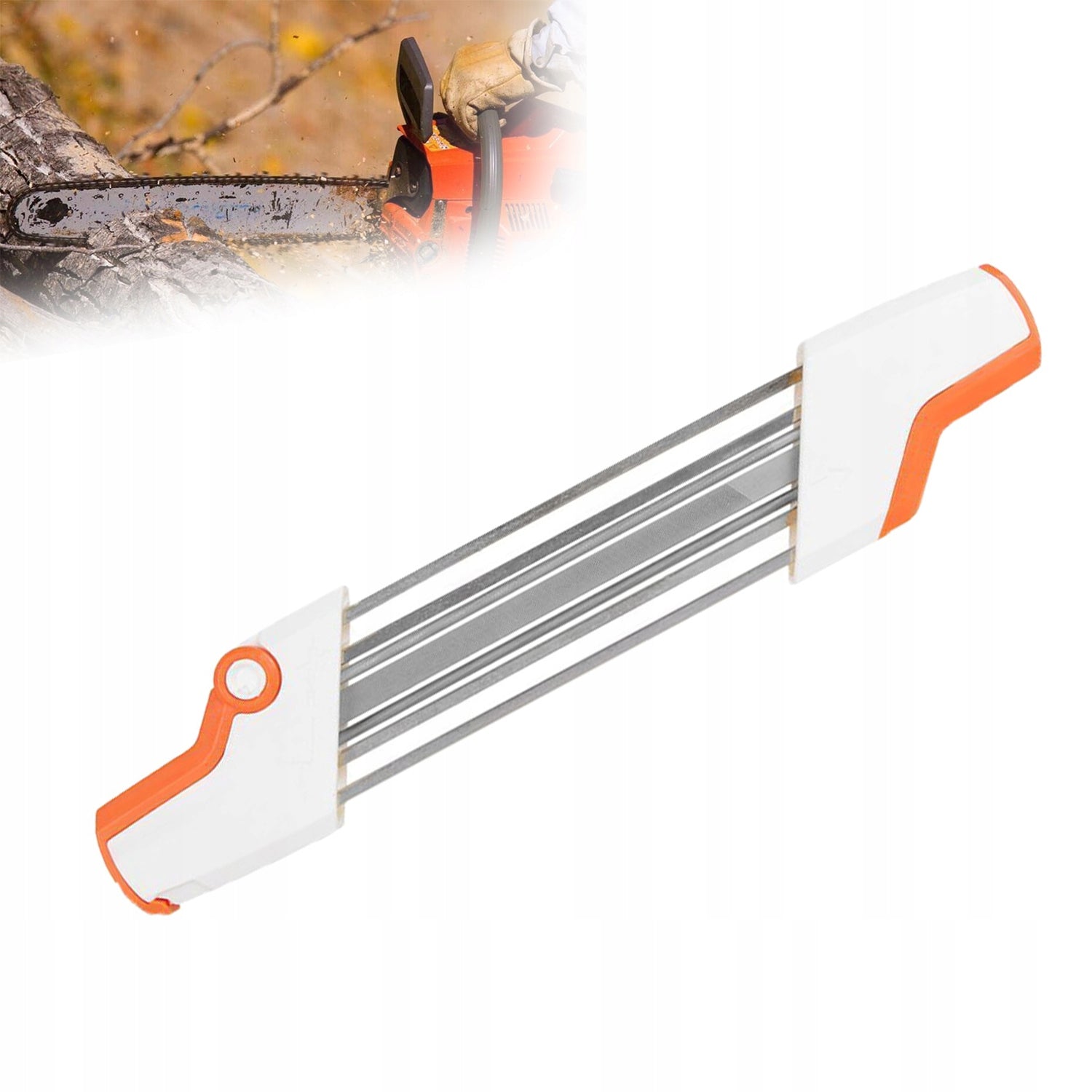 2 in 1 FILE Chainsaw Sharpener 4,8 mm for STIHL