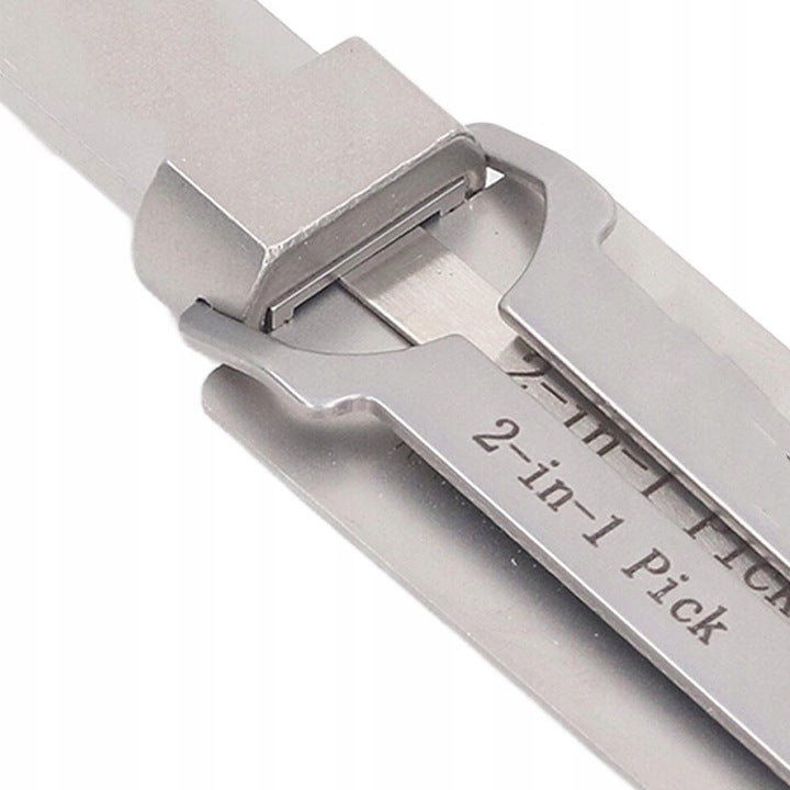 2 in 1 Key Decoder KW5 Stainless Steel Key Packaging status original