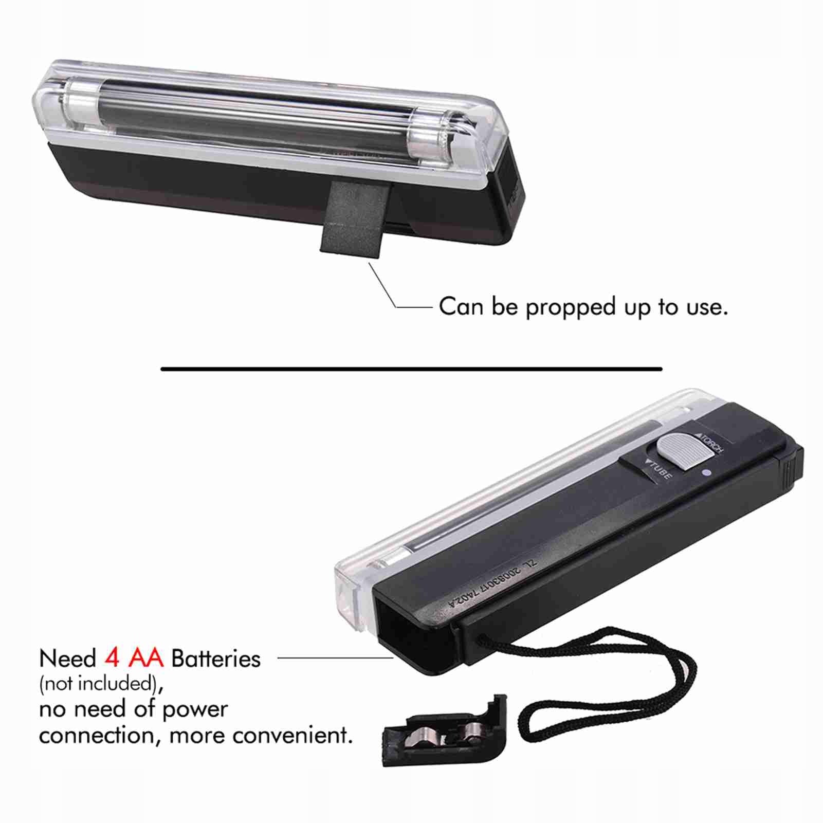 2-in-1 Portable Mini Money Detector Counterfeit Banknote FX Brand no brand