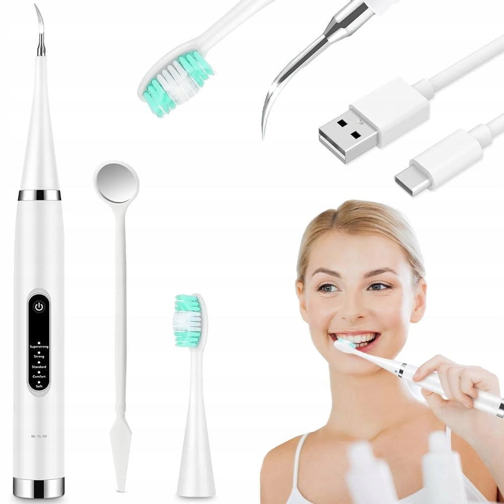 2 in 1 battery. ultrasonic tartar remover and USB electric brush