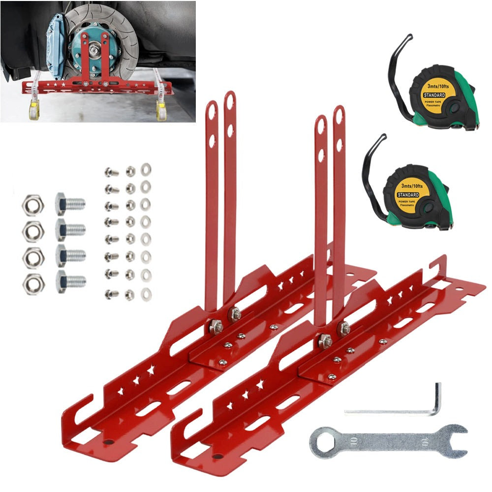 2 pcs INSTRUMENT IN WHEEL TILT VEHICLES FOR SETTING WHEEL CONVERGENCE