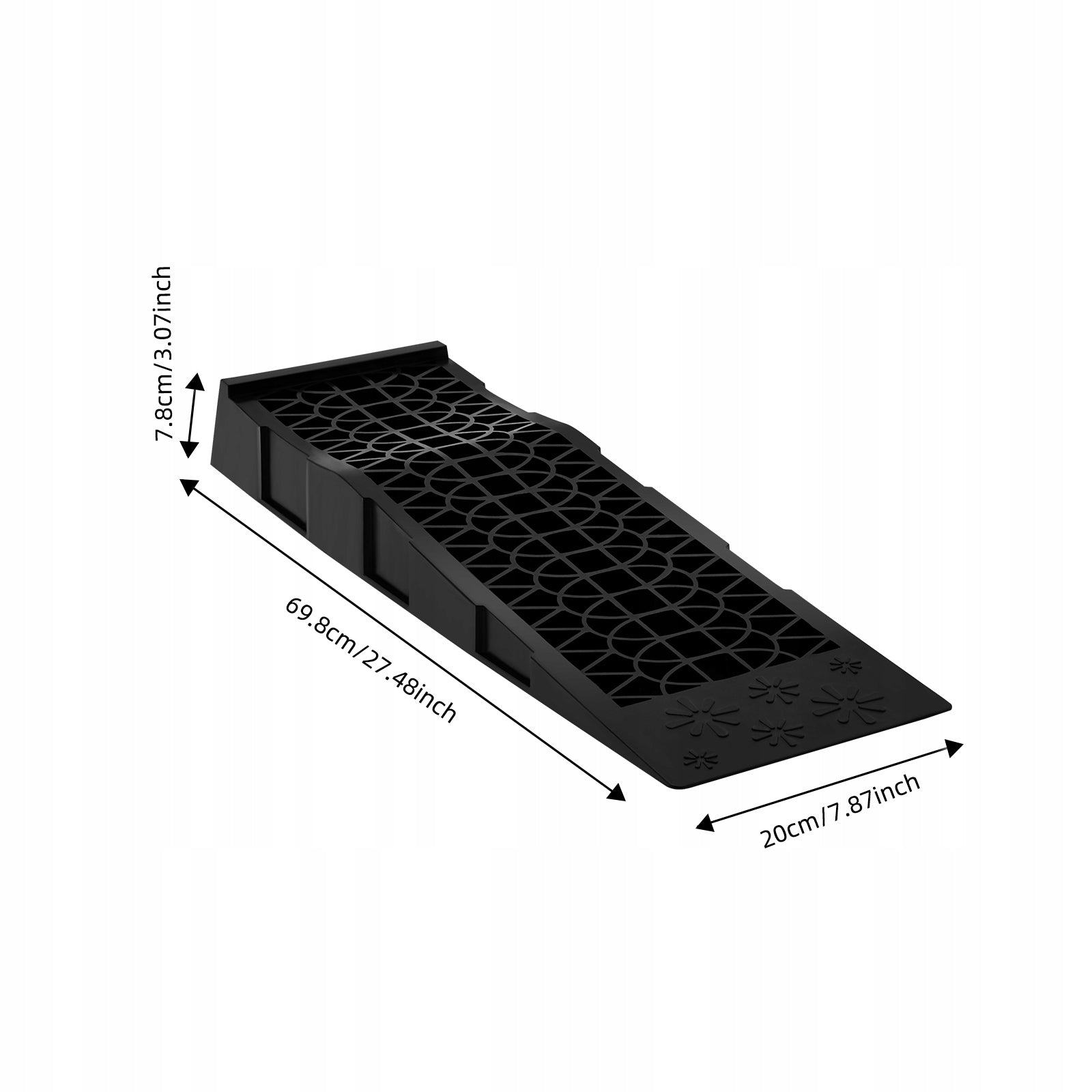 2 pcs Workshop Car Ramps,3T automotive plastic ramp Manufacturer code J80