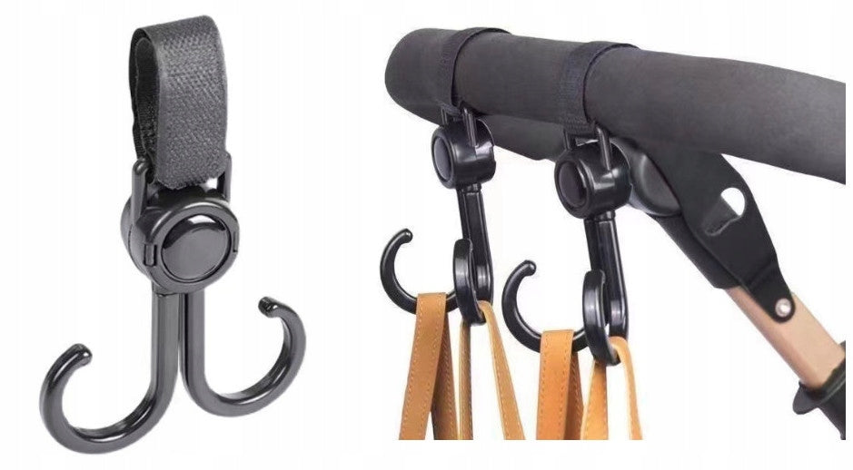 2 pcs baby stroller hooks | Versatile and strong handles Manufacturer code 14657077997
