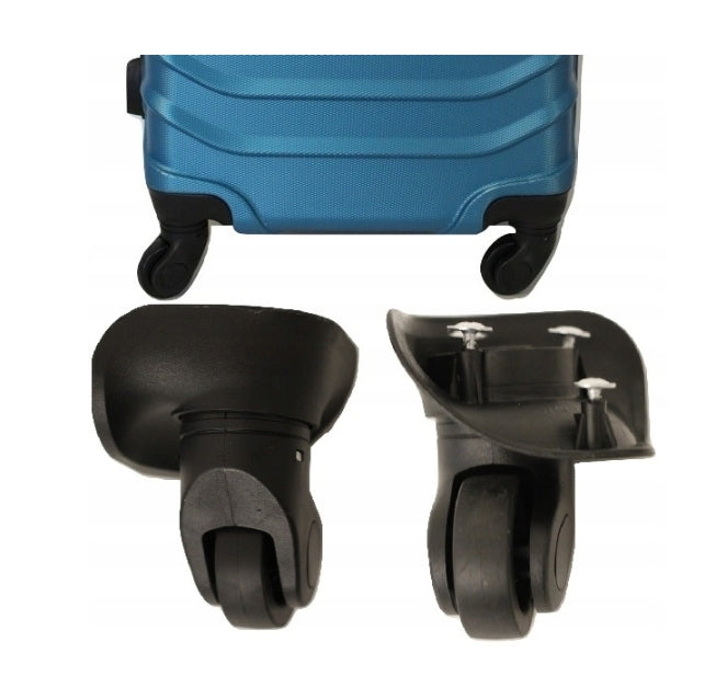 2 pcs black wheels for suitcase, suitcase parts, bags