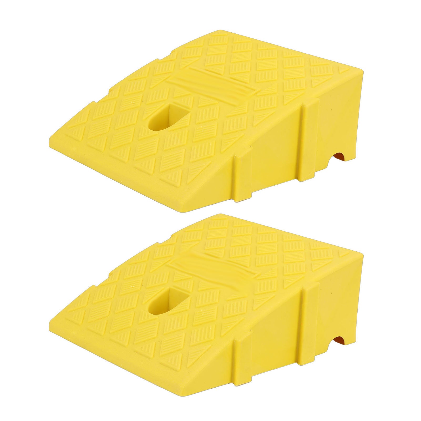 2 pcs curb ramp 11 cm height strong carrying capacity portable VI