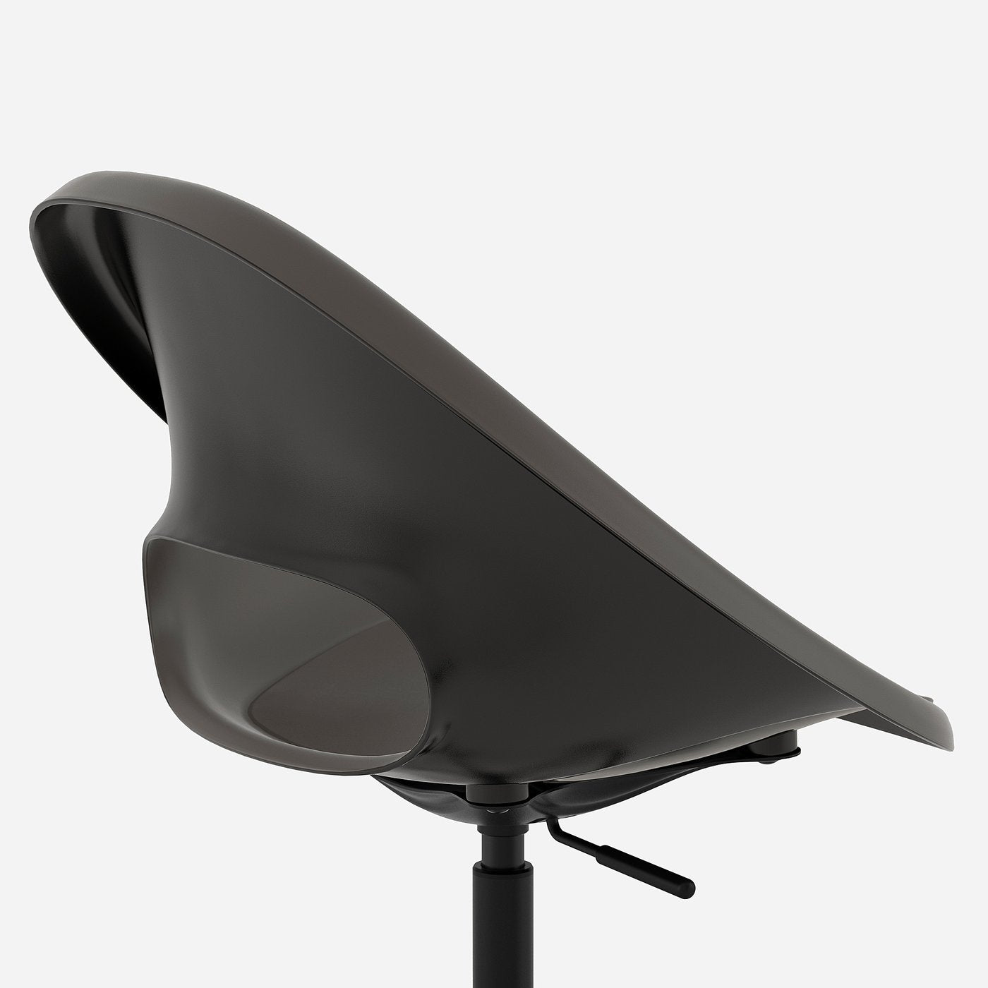 2 pcs swivel chair ELDBERGET MALSKAR dark grey black Furniture depth 67 cm