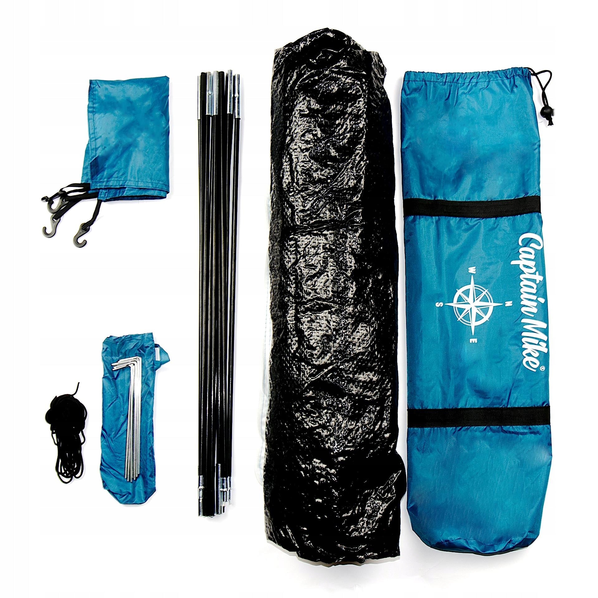 2-person camping tent 200x140x100 cm UPF50+ Captain Mike Brand Captain Mike
