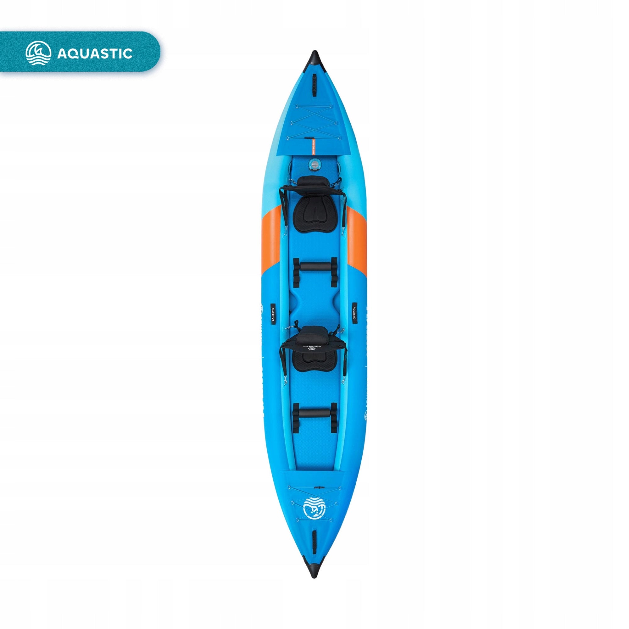 2-person pumped kayak AQUASTIC Cortez 13'5" / 410cm / 2x paddle, pump Manufacturer code AQS-B5I182-BL