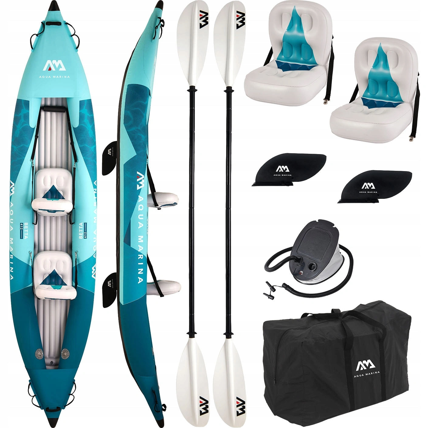 2-person pumped kayak Aqua Marina Betta-412