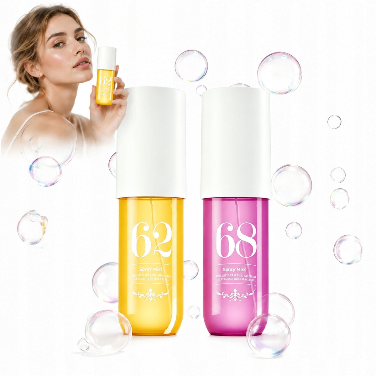 2 x 90ml Natural Scented MIST SET 62 68 MIST